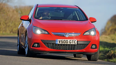 Vauxhall Astra GTC front cornering