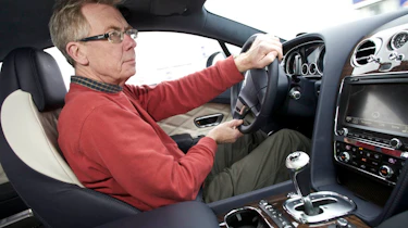 Bentley Continental V8 driving