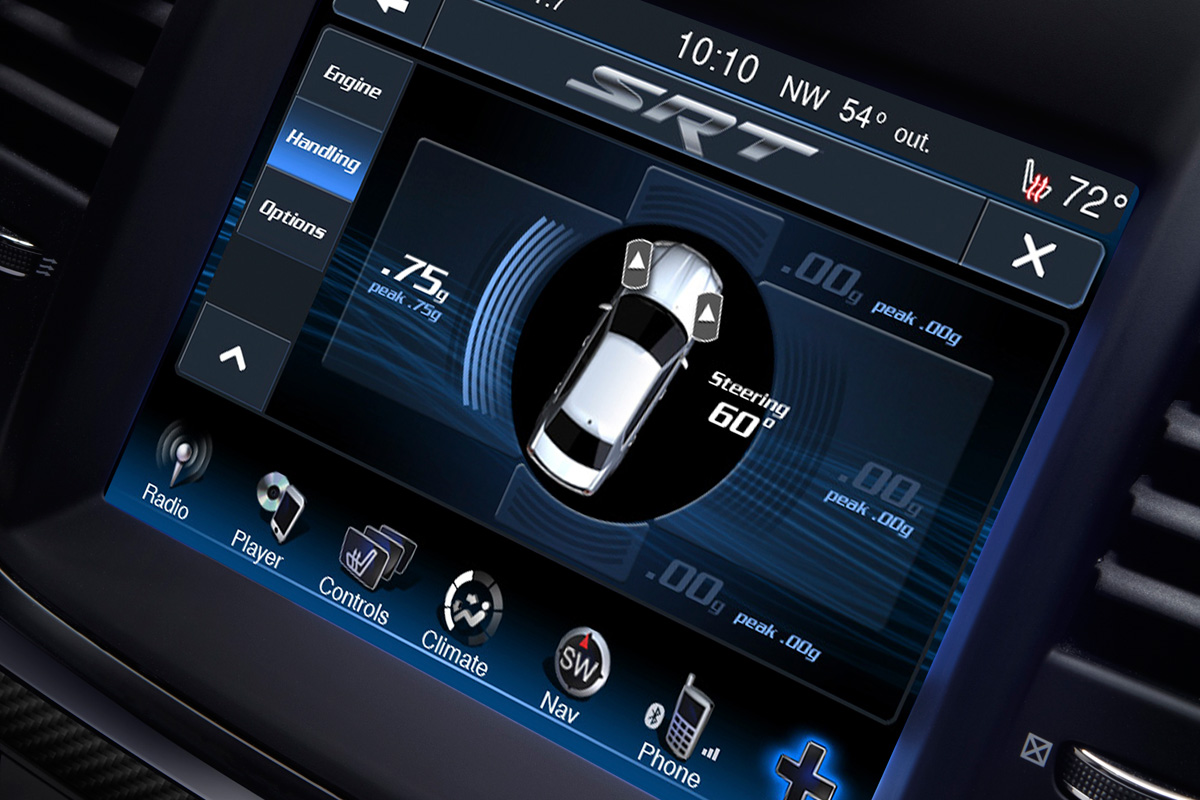 Chrysler 300C SRT8 sat-nav
