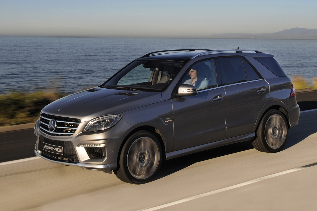 Mercedes ML63 AMG front tracking