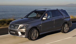Mercedes ML63 AMG front tracking
