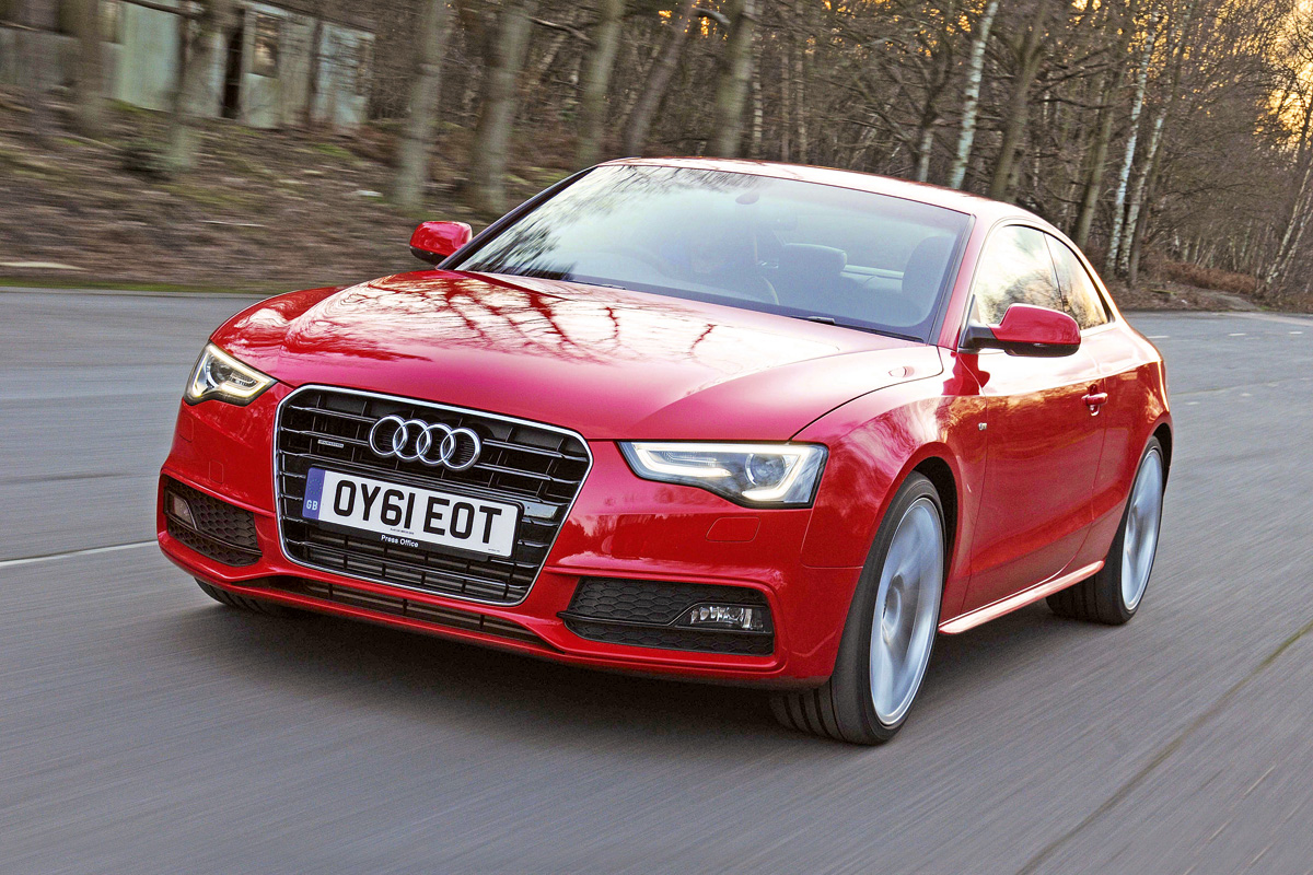 Audi A5 2.0 TFSI Coupe front tracking