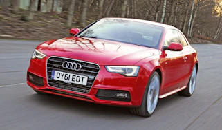Audi A5 2.0 TFSI Coupe front tracking