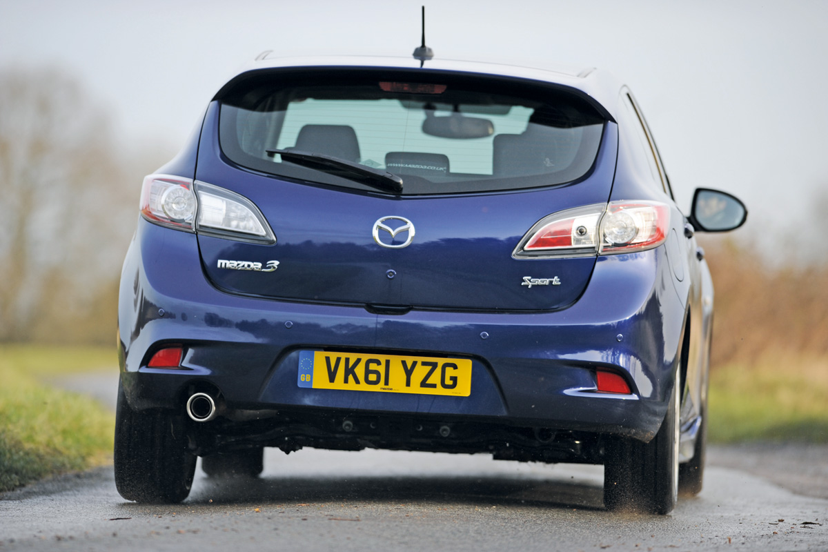 Mazda 3 rear cornering