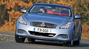 Infiniti G37 Convertible front cornering
