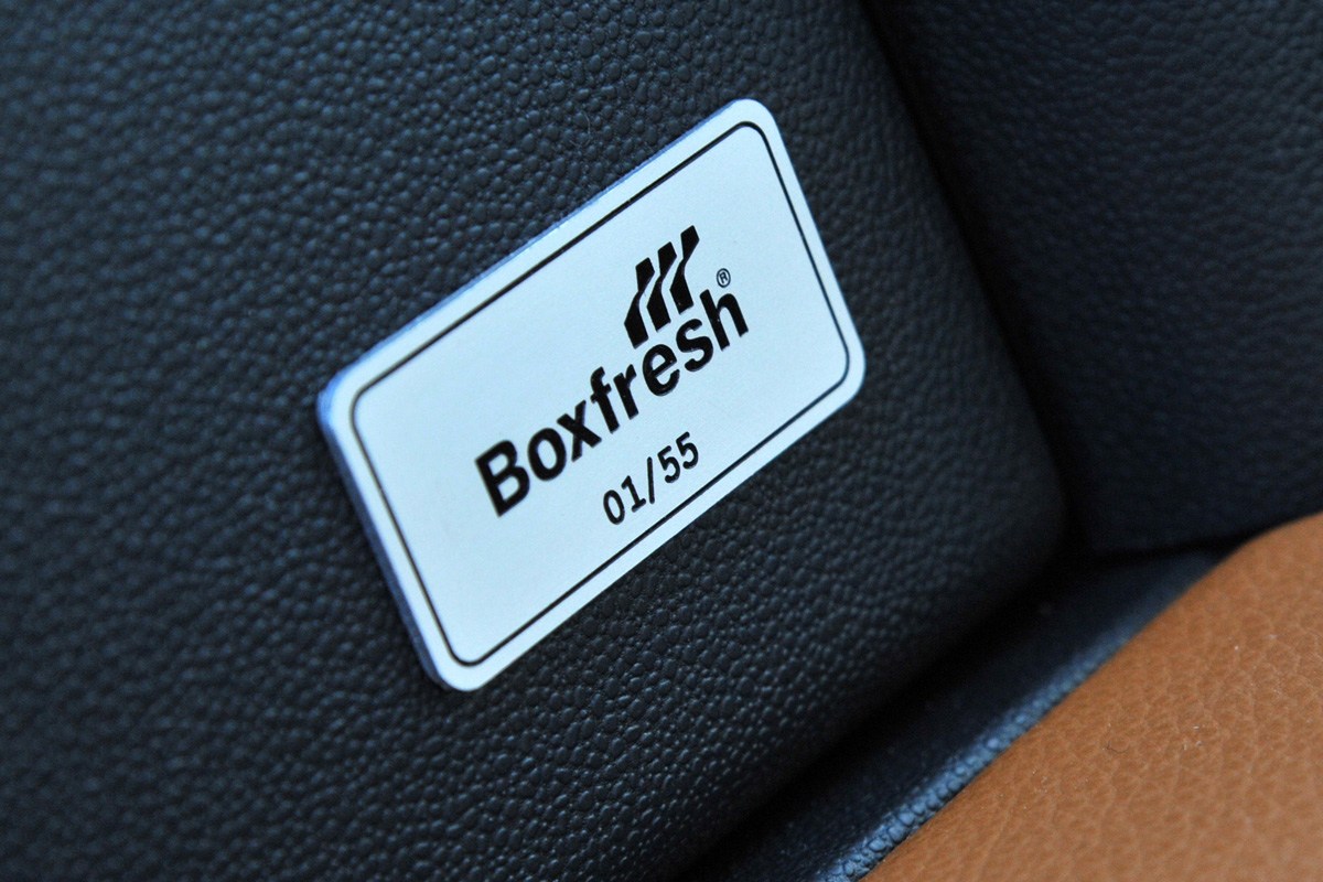Smart ForTwo Boxfresh plaque