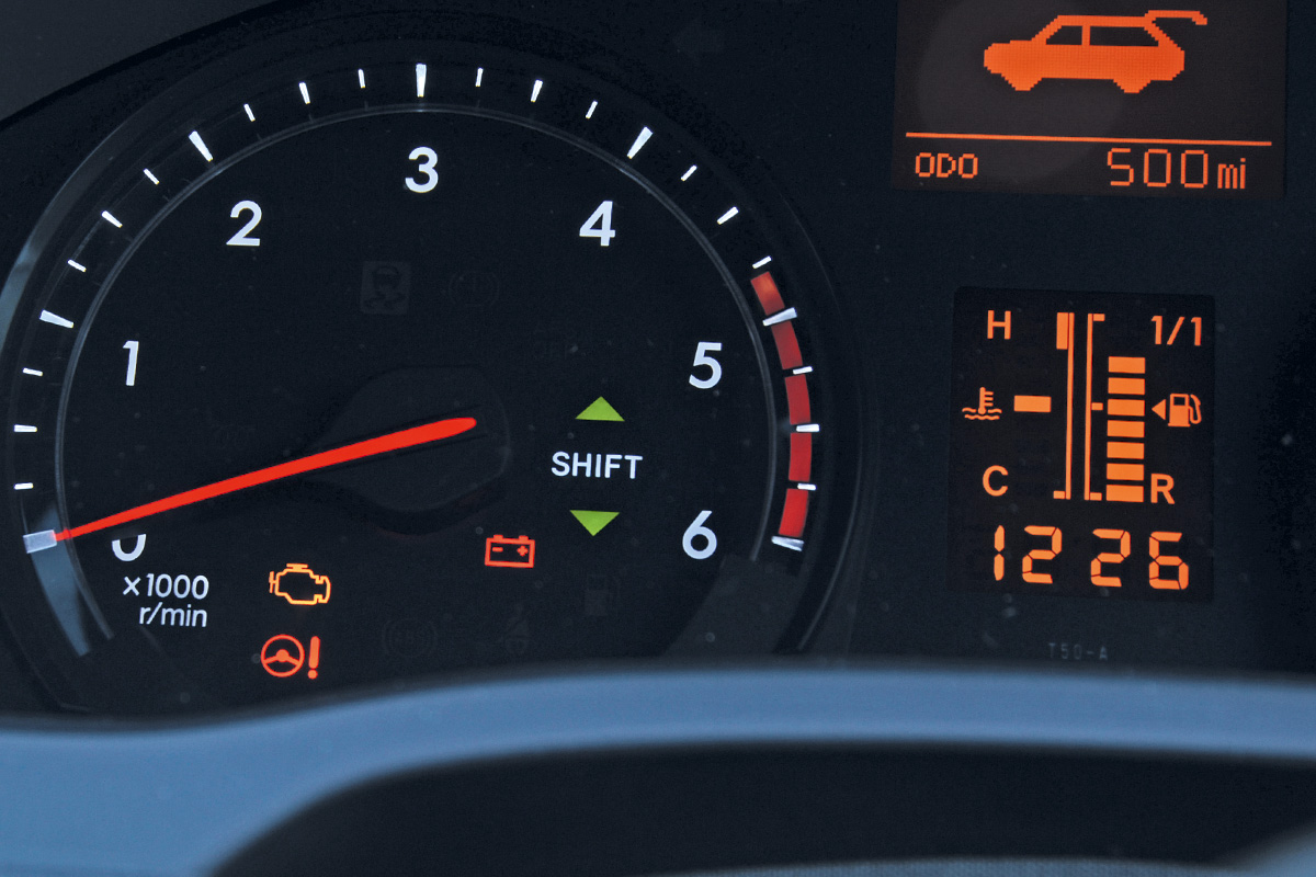 Toyota Avensis Tourer dials