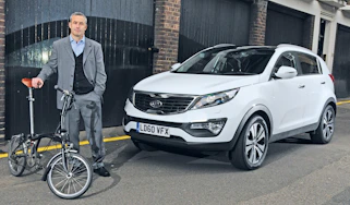 Kia Sportage and James Burnay
