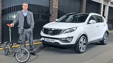 Kia Sportage and James Burnay