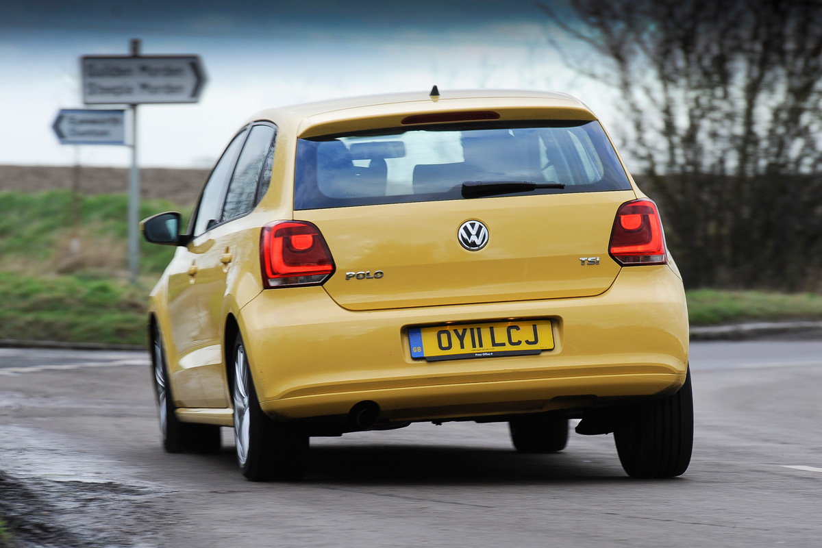 VW Polo rear cornering