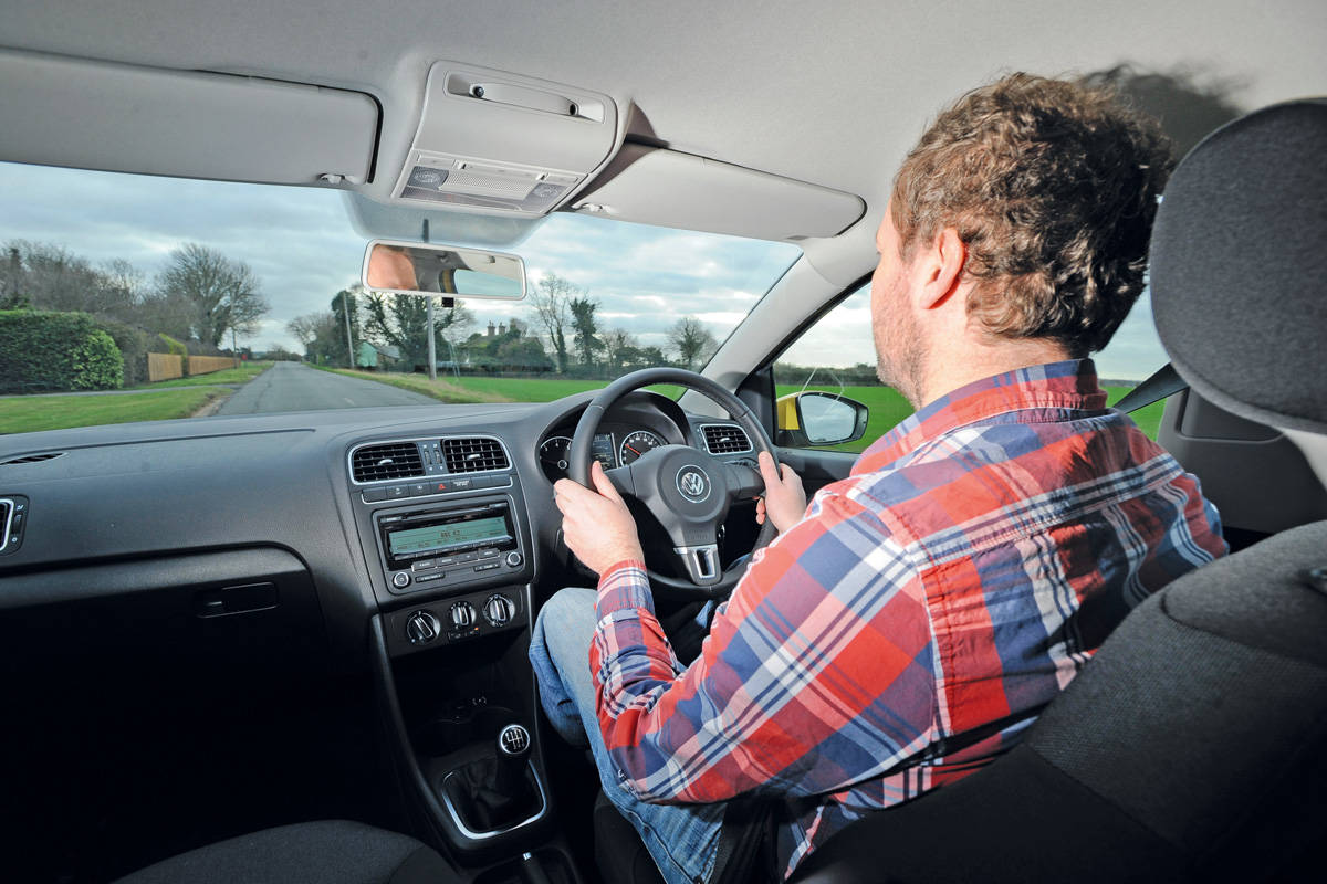 VW Polo driving