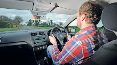 VW Polo driving