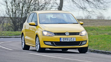 VW Polo front cornering