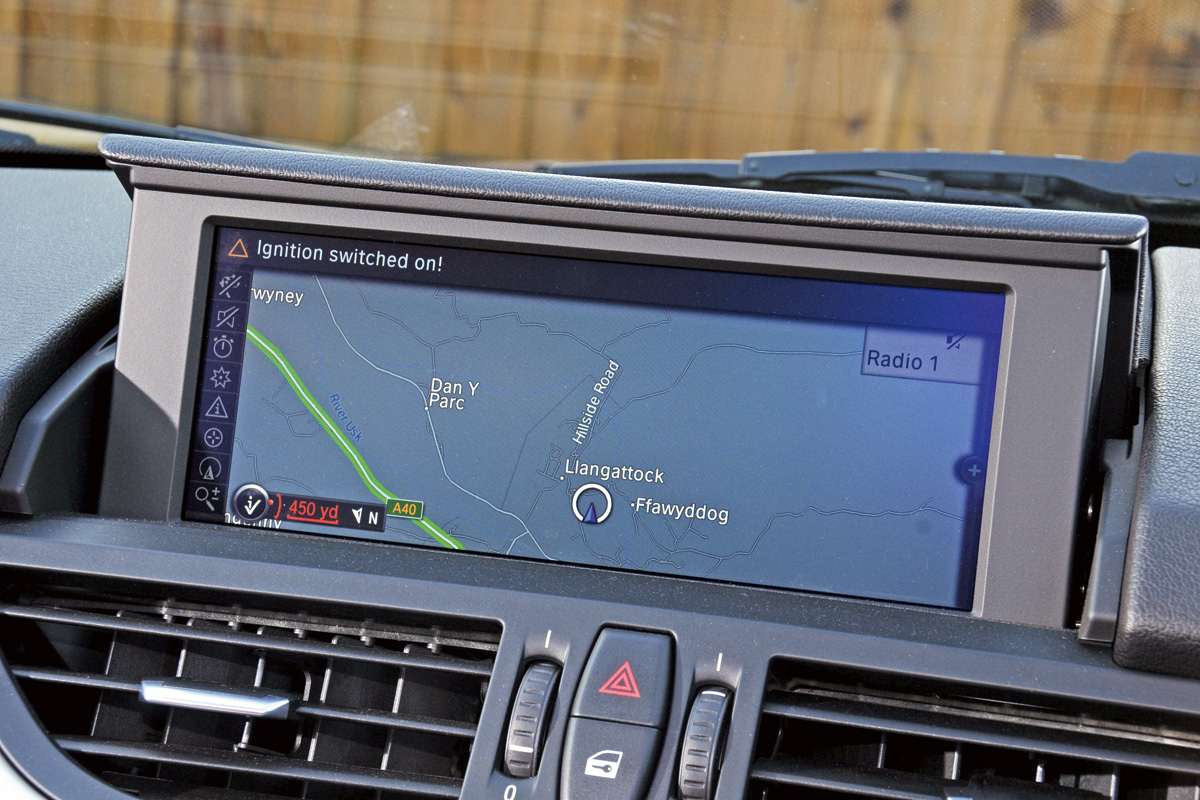 BMW Z4 sat-nav