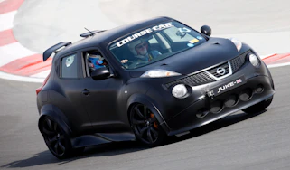 Nissan Juke R front cornering
