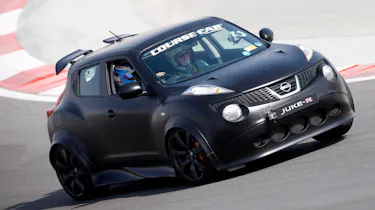 Nissan Juke R front cornering