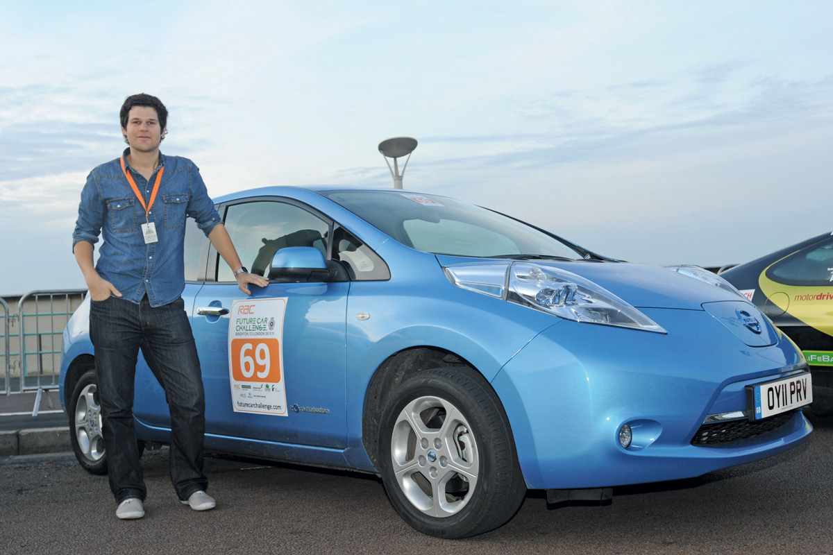 Nissan Leaf and Sam Hardy