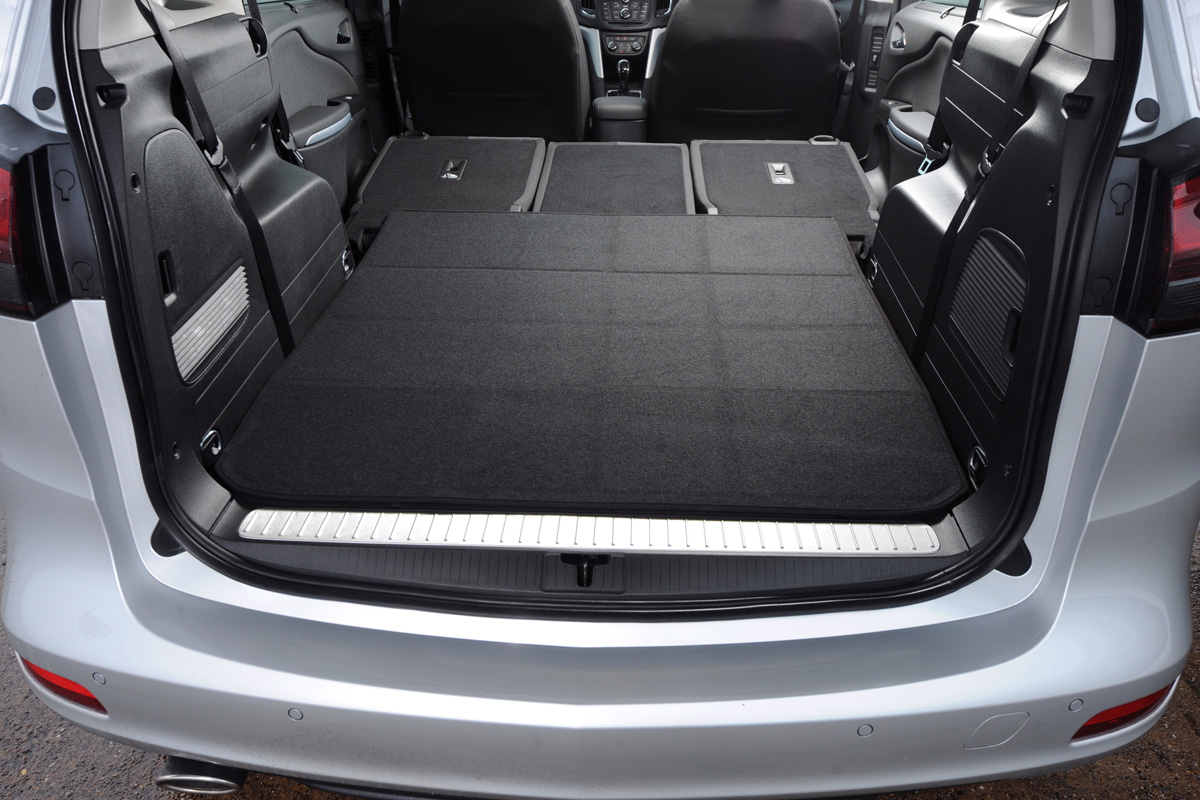 Vauxhall Zafira Tourer boot