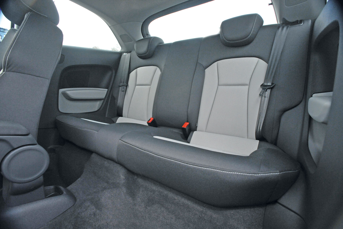 Audi A1 TDI Sport rear seats