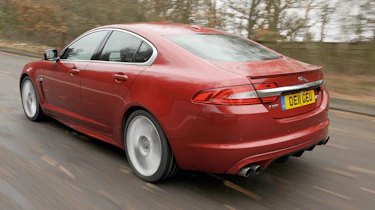 Jaguar XFR rear tracking