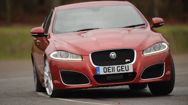 Jaguar XFR front cornering