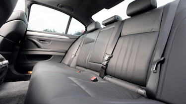 BMW M5 rear seats