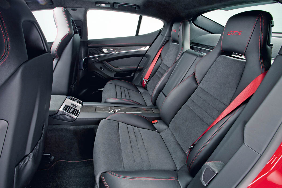 Porsche Panamera GTS rear seats