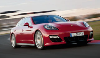 Porsche Panamera GTS front cornering