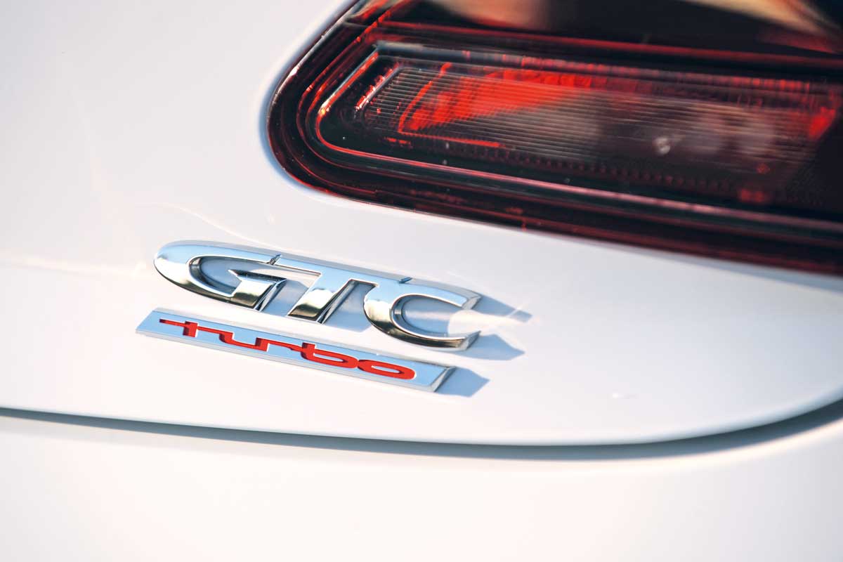 Vauxhall Astra GTC badge