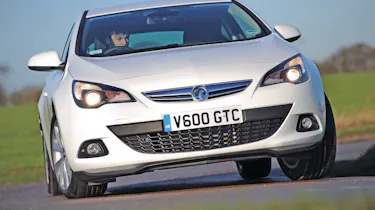 Vauxhall Astra GTC front cornering