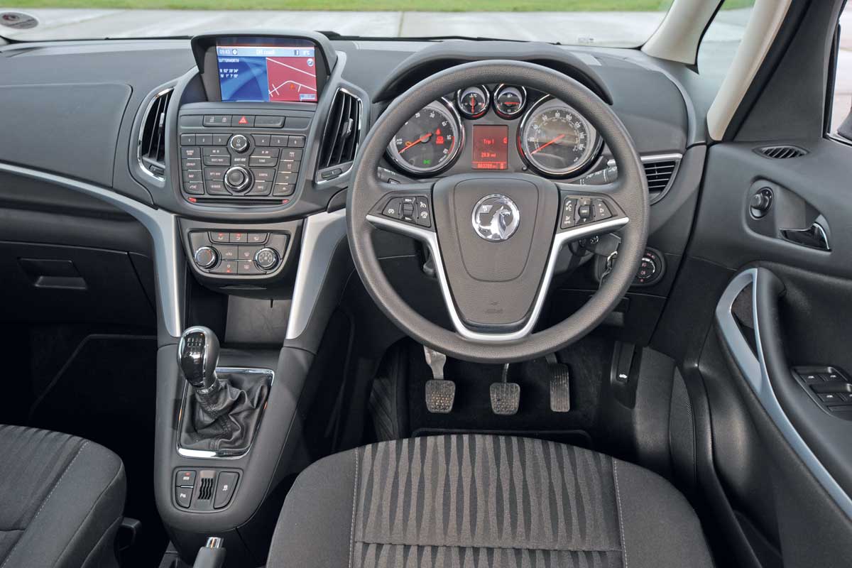 Vauxhall Zafira Tourer 2.0 CDTI interior