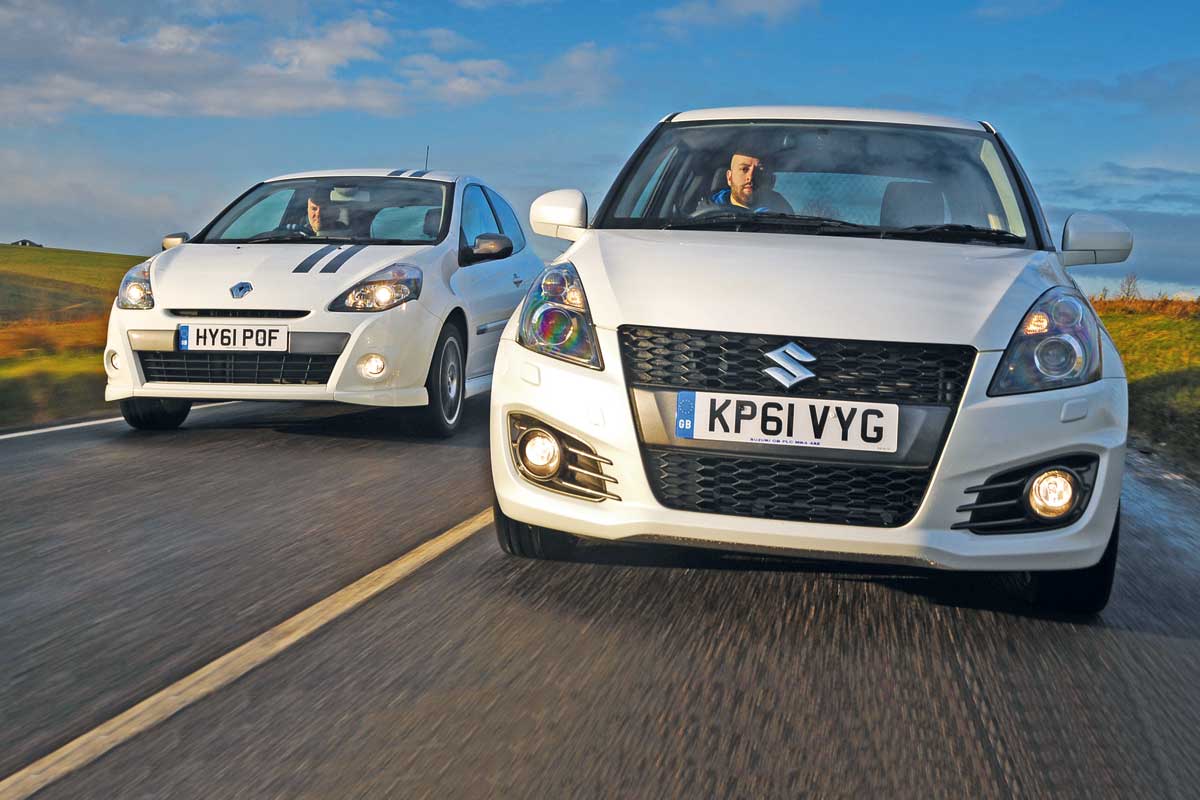 Suzuki Swift Sport vs Renault Clio Gordini