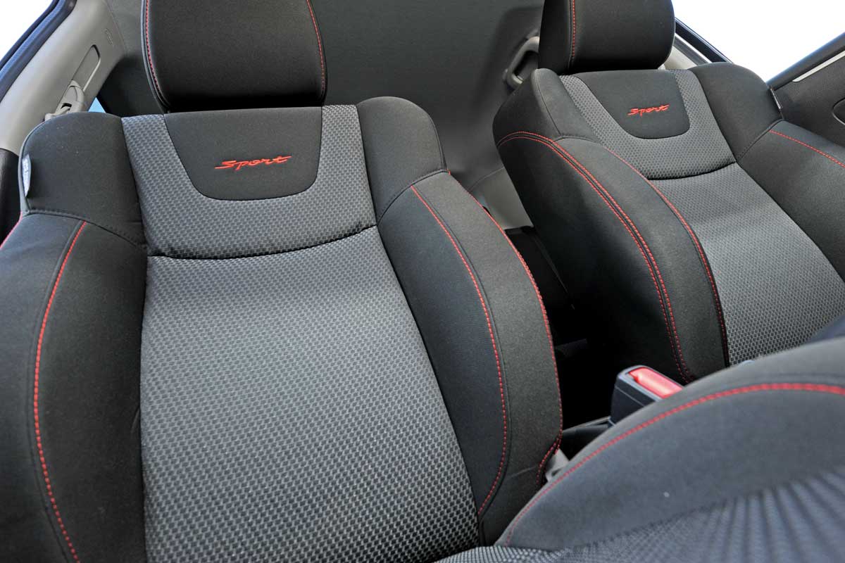 Suzuki Swift Sport sport seats