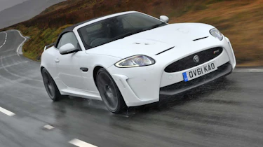 Jaguar XKR-S Convertible front tracking