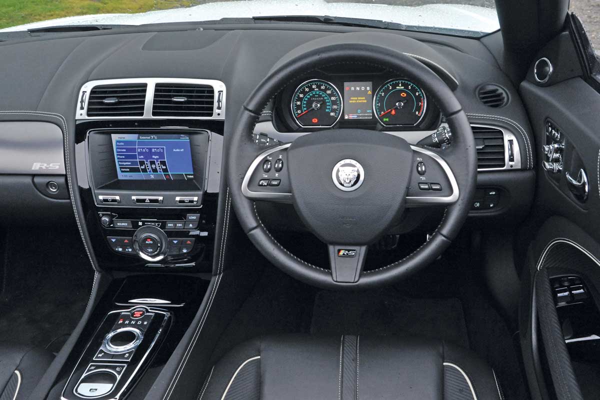 Jaguar XKR-S Convertible interior