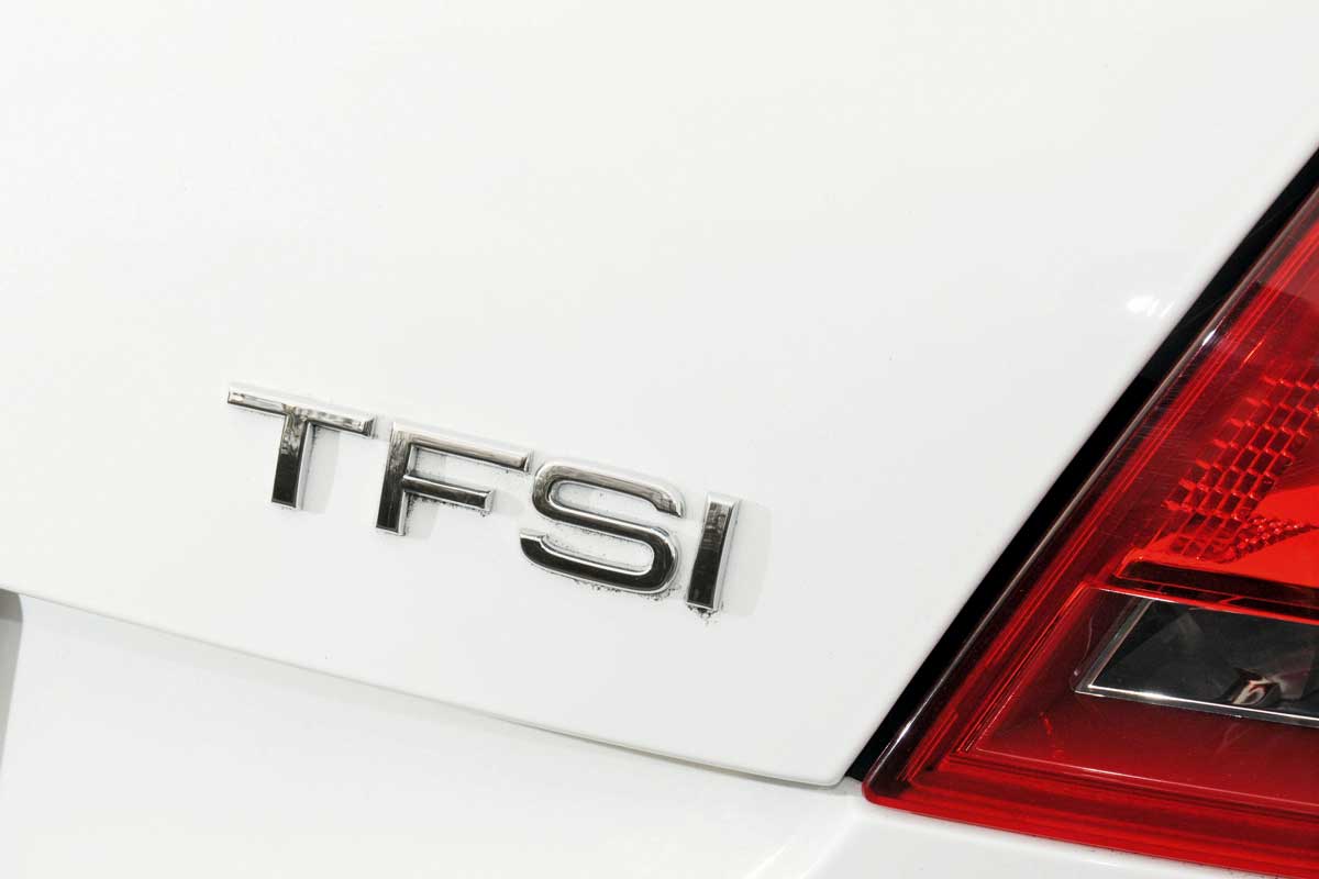 Audi TT TFSI badge