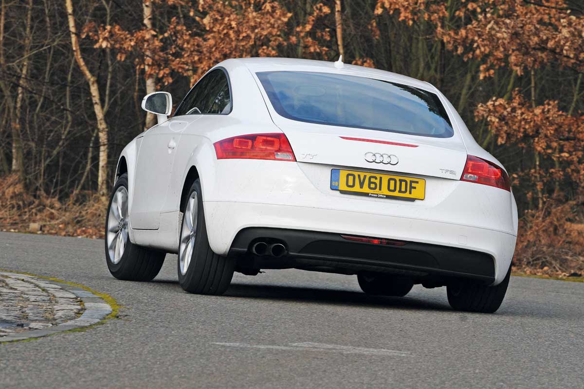 Audi TT TFSI rear cornering