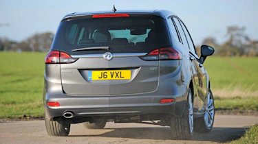 Vauxhall Zafira Tourer Elite rear cornering