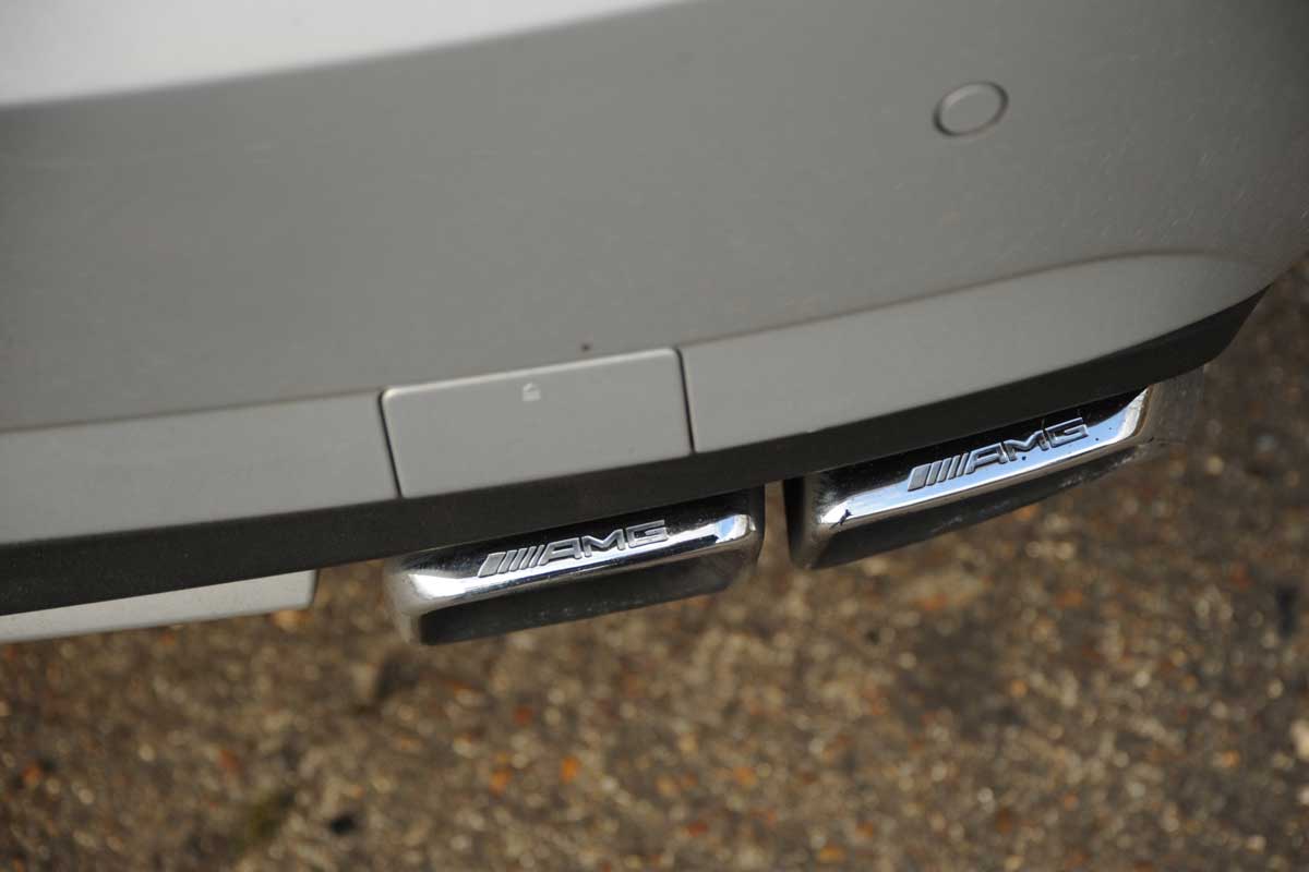 Mercedes E63 AMG exhausts