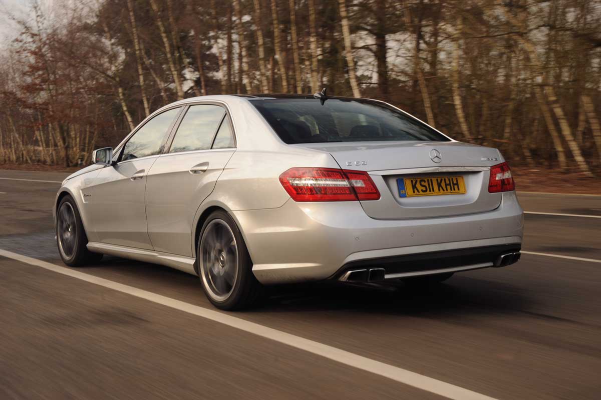 Mercedes E63 AMG rear tracking