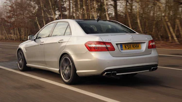 Mercedes E63 AMG rear tracking