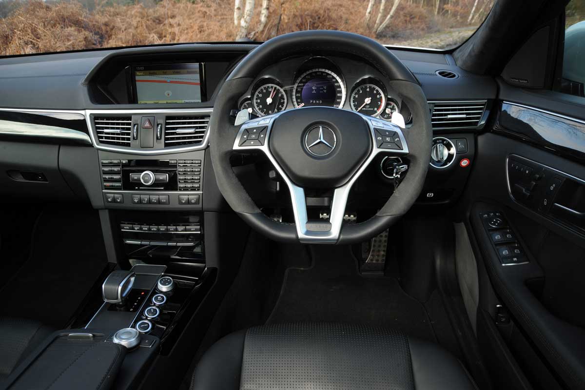 Mercedes E63 AMG interior