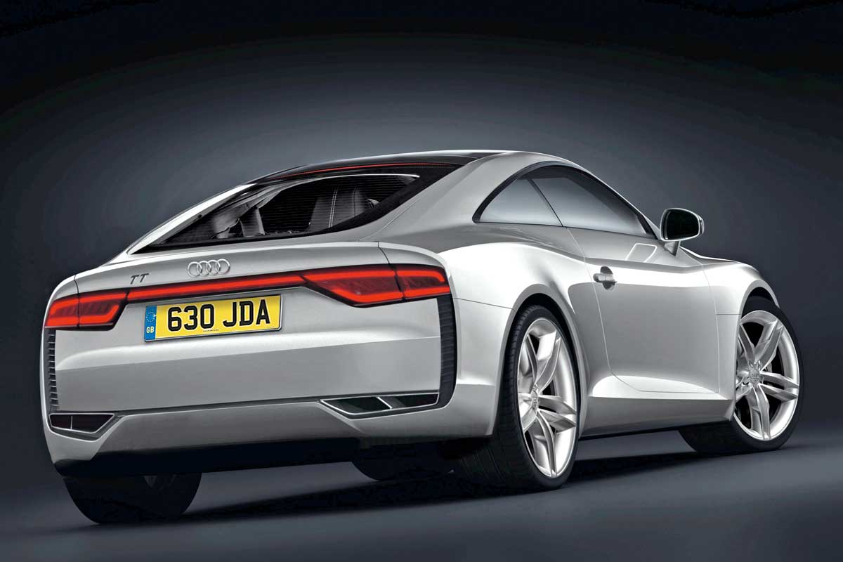 Audi TT rear three-quarters