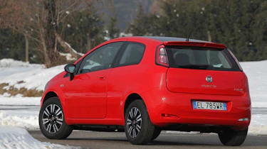 Fiat Punto TwinAir rear cornering
