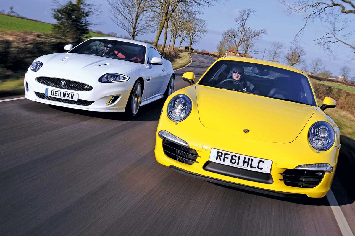 New Porsche 911 vs Jaguar XKR