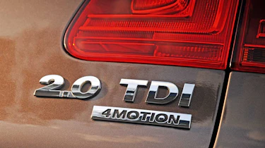 VW Tiguan badge