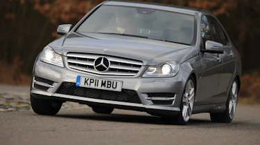 Mercedes C-Class front cornering
