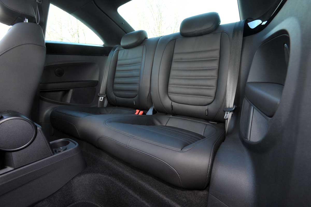 Volkswagen Beetle rear seats