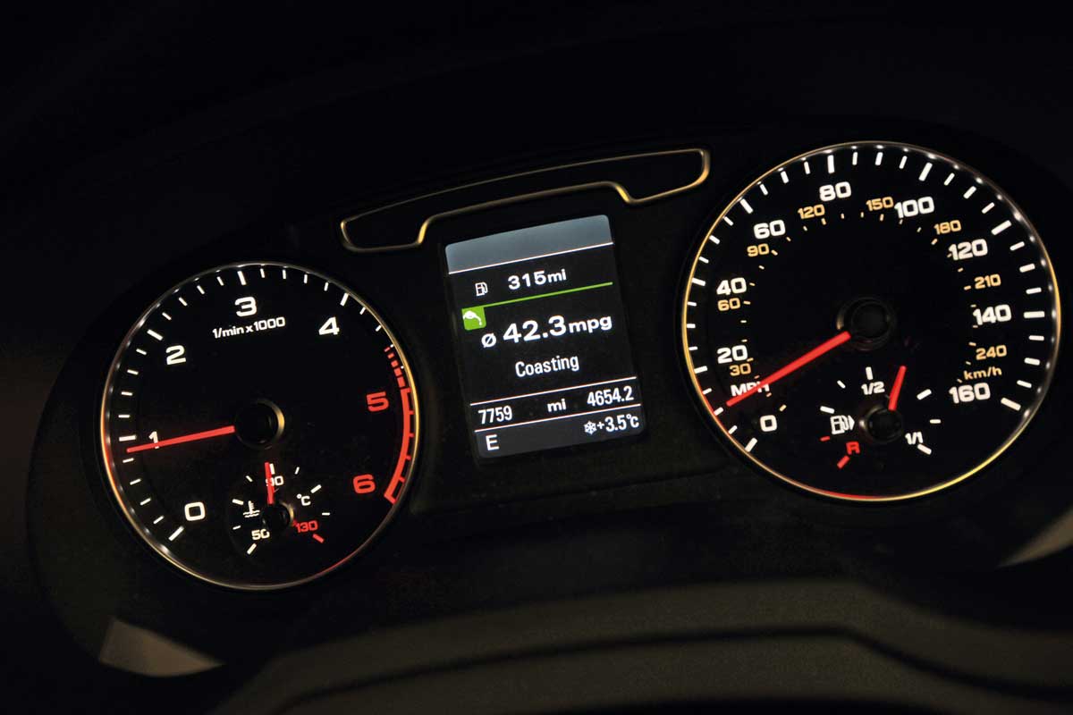 Audi Q3 dials