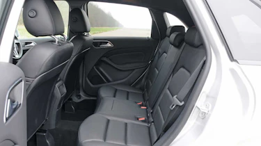 Mercedes B-Class rear seats